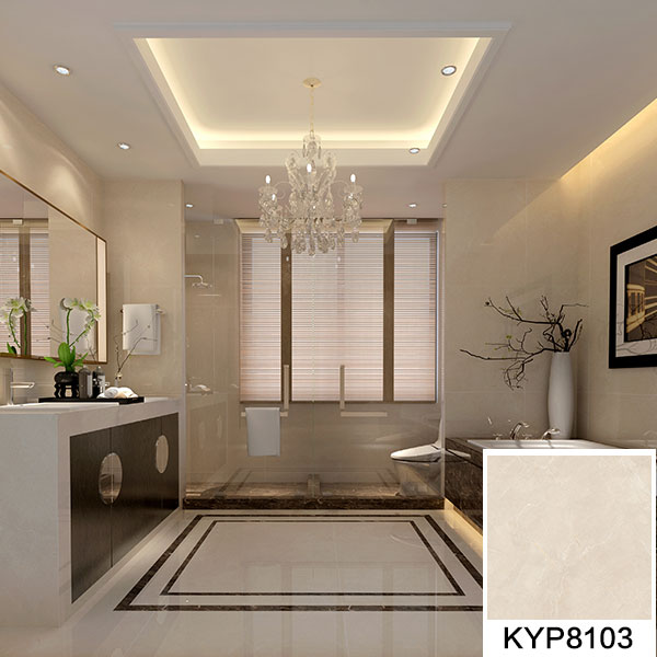 0391看片的免费的网站陶歐瑞諾係列新世紀米黃KYP8103瓷磚地麵鋪貼效果圖