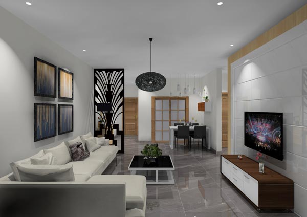 91看片的免费的网站陶家裝：佛山燈湖華府90㎡現代簡約91APP免费看片效果鑒賞