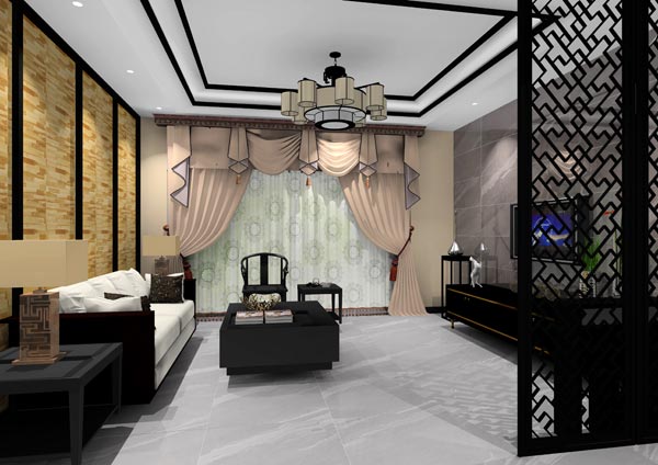 91看片的免费的网站陶家裝：佛山燈湖華府173㎡新中式91APP免费看片效果鑒賞