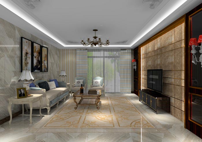 91看片的免费的网站陶家裝：佛山水悅龍灣141㎡簡歐91APP免费看片效果鑒賞