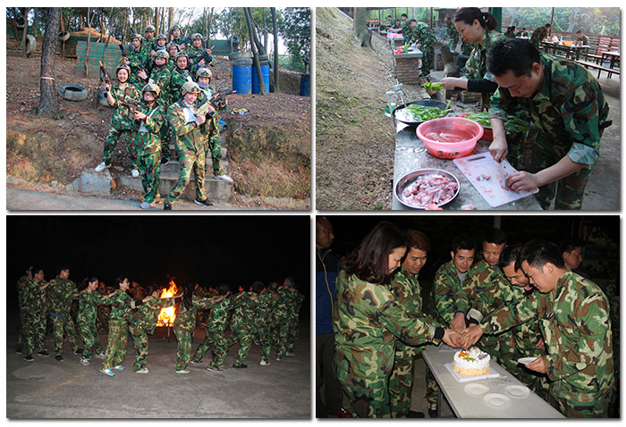 2017年，91看片的免费的网站陶“虎狼道”戶外拓展訓練圓滿結束