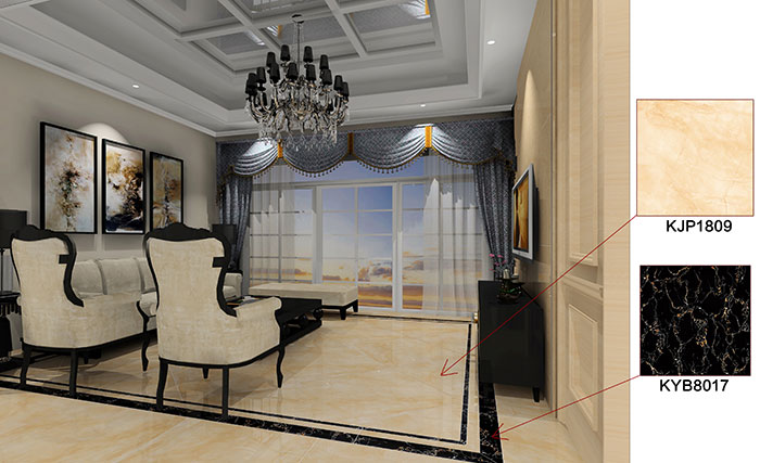 佛山萬科·湖岸91APP免费看片案例客廳效果圖