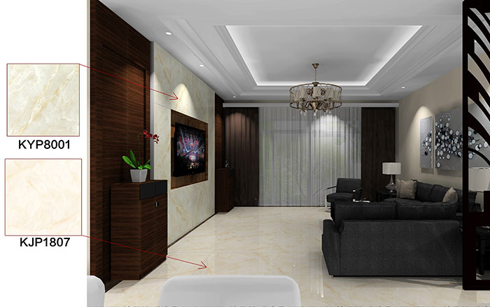 佛山萬科·湖岸91APP免费看片案例客廳效果圖