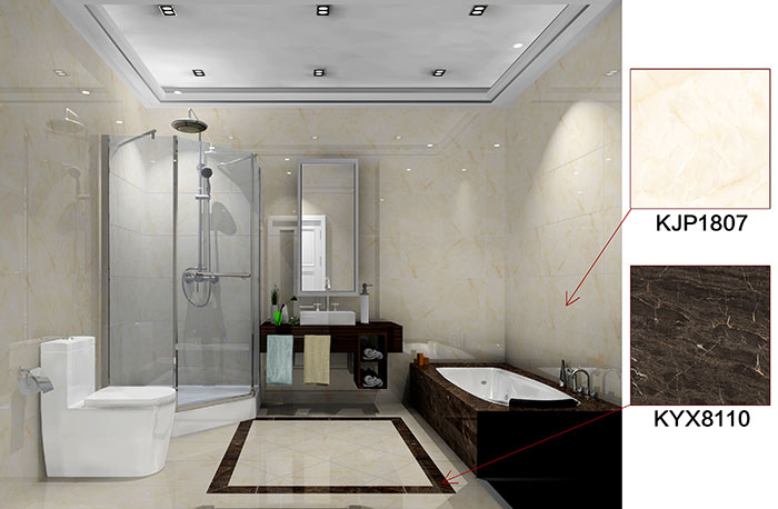 佛山萬科·湖岸91APP免费看片案例浴室效果圖