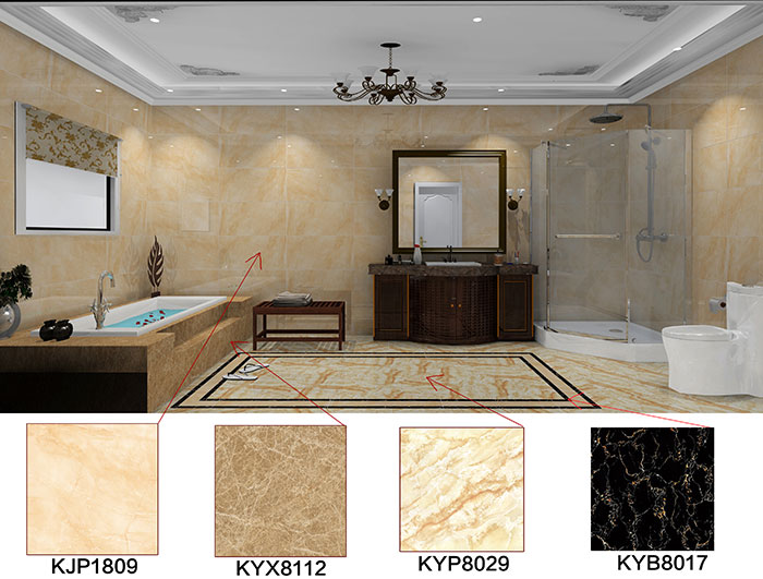 佛山萬科·湖岸91APP免费看片案例浴室效果圖