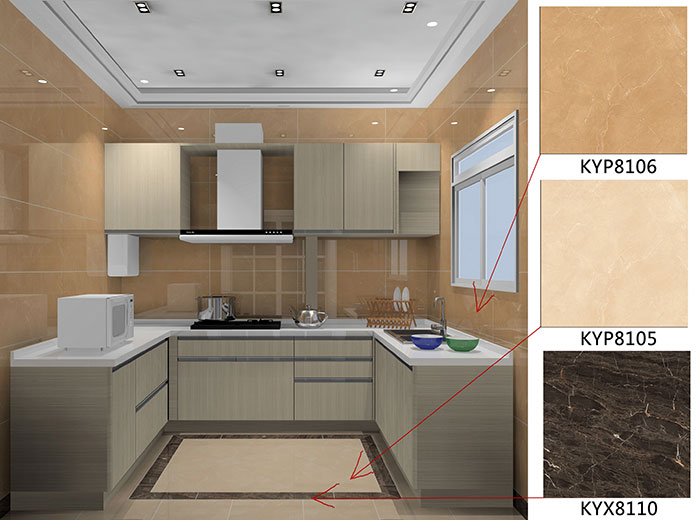 依雲天匯91APP免费看片案例廚房效果圖