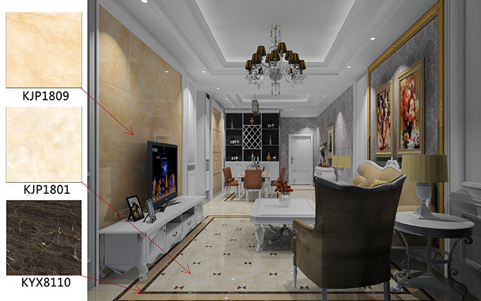 依雲天匯91APP免费看片案例客廳效果圖