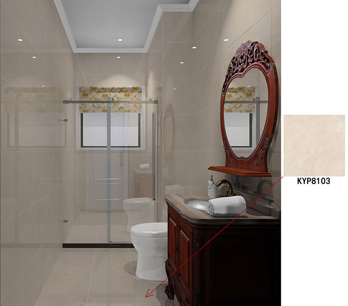 大瀝碧桂園·華府91APP免费看片案例浴室效果圖