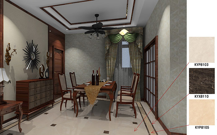 大瀝碧桂園·華府91APP免费看片案例餐廳效果圖