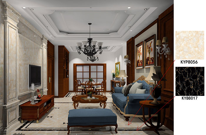 大瀝碧桂園·華府91APP免费看片案例客餐廳效果圖