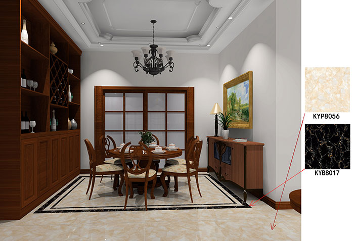 大瀝碧桂園·華府91APP免费看片案例餐廳效果圖