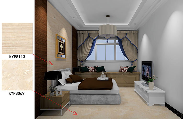 大瀝碧桂園·華府91APP免费看片案例臥室效果圖