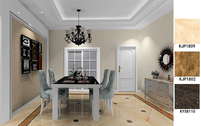 大瀝碧桂園·華府91APP免费看片案例餐廳效果圖