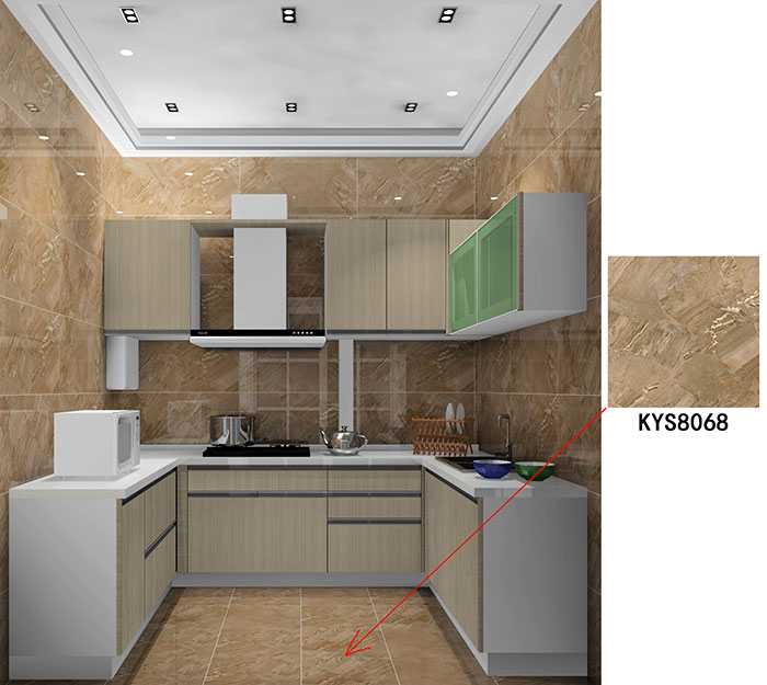 大瀝碧桂園·華府91APP免费看片案例廚房效果圖