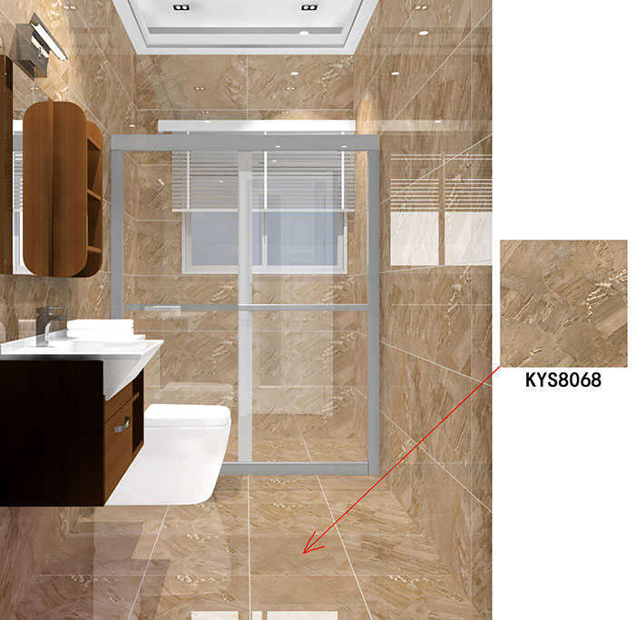 大瀝碧桂園·華府91APP免费看片案例浴室效果圖