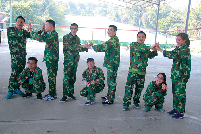 2017年2月13-15日，91看片的免费的网站陶“虎狼道”戶外拓展訓練圓滿結束